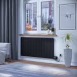 Sirius 120x60 Elektrikli Radyatör Siyah