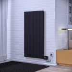 Sirius 60x80 Dikey Elektrikli Radyatör Siyah